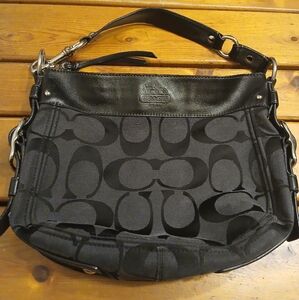 Coach Black Zoe Hobo Bag